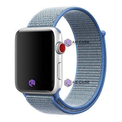 Ремінець для Apple Watch Nylon Loop нейлоновий (42mm, 44mm, 45mm, 46mm, 49mm, Tahoe Blue)