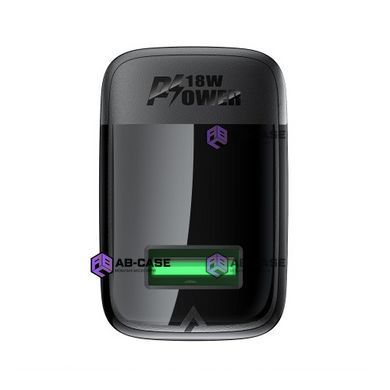 Зарядное устройство 18W (1 USB) ACEFAST A90 GaN QC3.0 (Black)