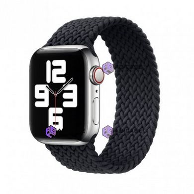 Монобраслет на Apple Watch Braided Solo Loop (Black, 42mm, 44mm, 45mm, 49mm S)