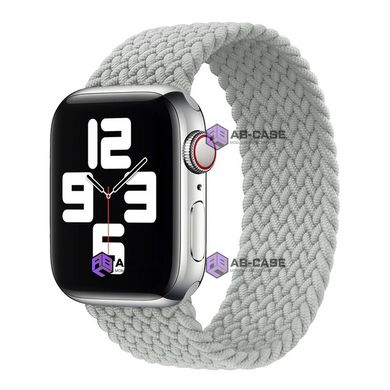 Монобраслет на Apple Watch Braided Solo Loop (White, 42mm, 44mm, 45mm, 49mm S)