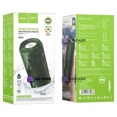 Портативна Bluetooth колонка HOCO BS48 Artistic Sports BT Speaker Бездротова колонка - Dark Green
