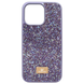 Чехол для iPhone 13 Pro Max Swarovski Crystalline со стразами Purple