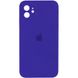 Чехол Silicone Case FULL CAMERA (square side) (для iPhone 11) (Ultraviolet)