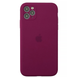 Чехол Silicone Case FULL CAMERA (для iPhone 11 Pro Max, Rose Red)