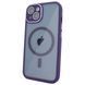 Чохол для iPhone 14 Nofelet Chrome Camera Case with MagSafe - Purple