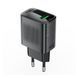 Зарядное устройство 18W (1 USB) ACEFAST A90 GaN QC3.0 (Black) 1