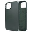 Чохол для iPhone 15 Pro Max Leather Case PU with MagSafe - Fir Green
