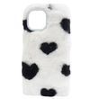 Пушистый чехол &laquo;Fluffy Heart&raquo; для iPhone 13/14