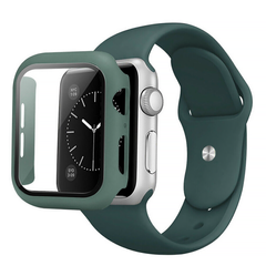 Комплект Band + Case чохол з ремінцем для Apple Watch (41mm, Dark Green )
