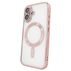 Чохол для iPhone 16 Shining With MagSafe із захисними лінзами на камеру - Rose Gold