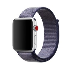 Ремінець на Apple Watch Nylon Loop нейлоновий (38mm, 40mm, 41mm, Midnight Blue)