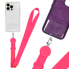 Ремешок для телефона на шею под чехол Hot Pink