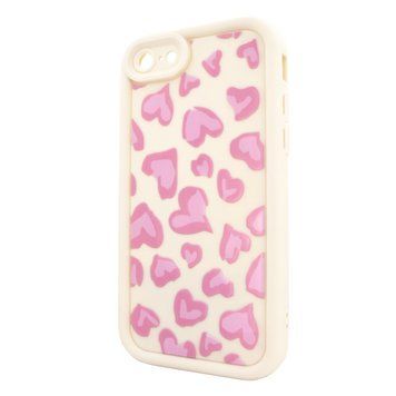 Чохол для iPhone 7/8 &ndash; Pretty Things&nbsp;"Pink Hearts &ndash; White"