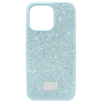 Чехол для iPhone 13 Pro Max Svarowski Crystalline со стразами Sea Blue