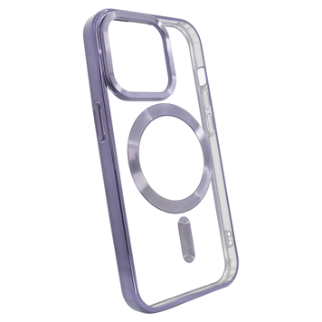 Чохол на iPhone 13 Pro Max OPEN Shining with MagSafe Deep Purple