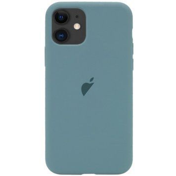 Чехол Silicone Case для iPhone 11 FULL (Pine Green)