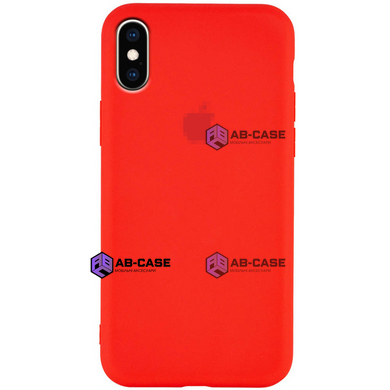 Чехол Silicone Case для iPhone Xs Max FULL (№14 Red)