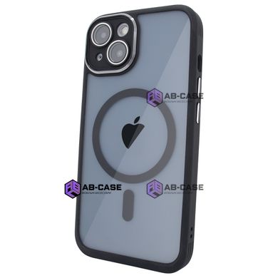 Чехол для iPhone 15 Plus Nofelet Chrome Camera Case with MagSafe - Black