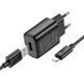 Зарядное устройство 2,4A (1 USB) Hoco C134A Solid с кабелем USB - Lightning (Black)