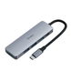 Перехідник Type-C на (USB&times;3 + Type-C PD 100W) WiWU Alpha 541BC &mdash; Grey 5