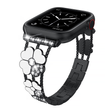 Ремешок Flower Steel Band для Apple Watch : 38mm | 40mm | 41mm | [42mm Series 10-12] &ndash; Black