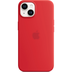 Чехол для iPhone 16 Plus Silicone Case FULL (№14 Red)