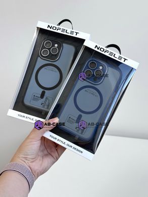 Чехол для iPhone 15 Pro Max Nofelet Chrome Camera Case with MagSafe - Blue