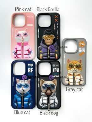 Чохол для iPhone 14 Pro Max Nimmy Case AnimalZip, Black Gorrila