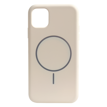 Чохол для iPhone 11 : Silicone Slim MagSafe &ndash; Antique White