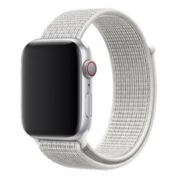 Ремінець для Apple Watch Nylon Loop нейлоновий (42mm, 44mm, 45mm, 46mm, 49mm, White)