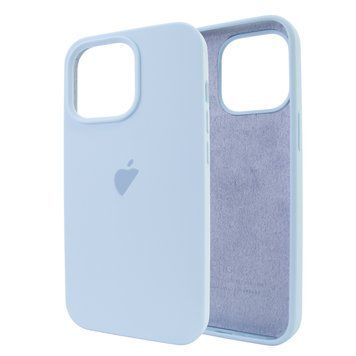 Чехол Silicone Case iPhone 12 pro Max FULL (№43 Sky Blue)