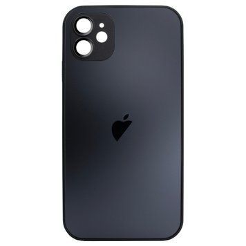 Чохол для iPhone 11 скляний матовий AG Glass With Magsafe із захистом камери - Black