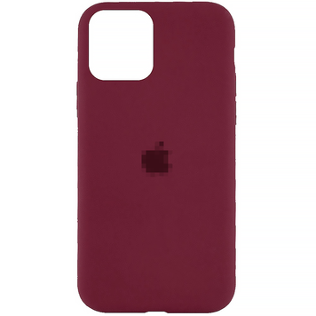 Чехол Silicone Case для iPhone 11 FULL (Plum)