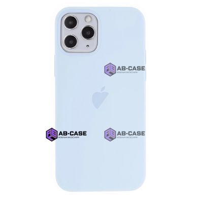 Чехол Silicone Case iPhone 12 pro Max FULL (№43 Sky Blue)