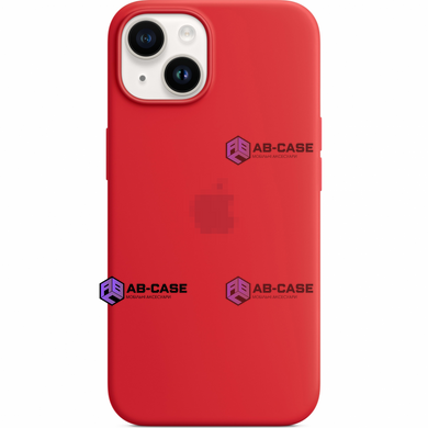 Чохол для iPhone 16 Plus Silicone Case FULL (№14 Red)