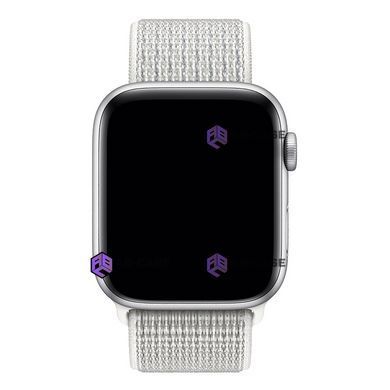 Ремінець для Apple Watch Nylon Loop нейлоновий (42mm, 44mm, 45mm, 46mm, 49mm, White)