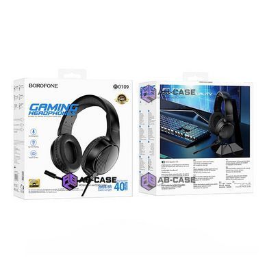 Наушники беспроводные BOROFONE BO109 Bountiful gaming headphones чорні