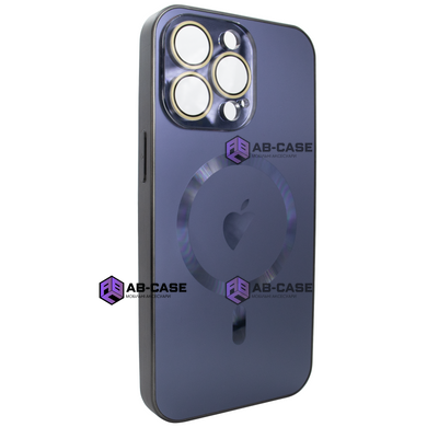Чехол для iPhone 12 Pro Max - AG Titanium Case with MagSafe с защитой камеры Purple