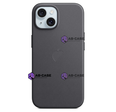 Чехол для iPhone 15 FineWoven Case with MagSafe Black