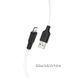 Кабель Hoco (USB &ndash; Lightning) 2.4A X21 Plus Silicone &ndash; Black/White (2m) 1