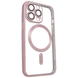 Чехол для iPhone 13 Pro Max матовый Shining with MagSafe с защитными линзами на камеру Pink