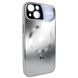 Чехол для iPhone 14 матовый NEW PC Slim with MagSafe case с защитой камеры Silver
