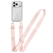 Чехол для iPhone 18 Pro Max : c ремешком Clear Crossbody &ndash; Pink Sand