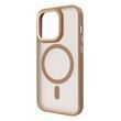 Чехол для iPhone 15 Pro Max: Nofelet MATT Case with MagSafe &mdash; Desert Gold