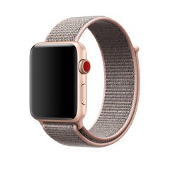 Ремінець на Apple Watch Nylon Loop нейлоновий (42mm, 44mm, 45mm, 49mm Pink Sand)