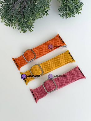 Регульований монобраслет для Apple Watch Braided Solo Loop (Red, 42mm | 44mm | 45mm | 46mm | 49mm)