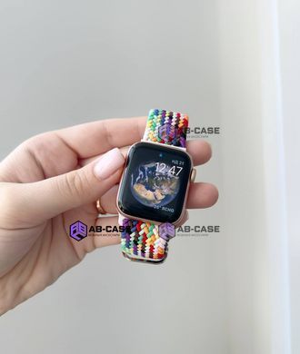 Регульований монобраслет для Apple Watch Braided Solo Loop (Red, 42mm | 44mm | 45mm | 46mm | 49mm)