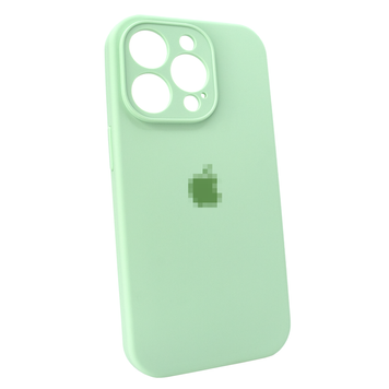 Чехол для iPhone 15 Pro Max : Silicone Case Full Camera &ndash; Spearmint (№50)