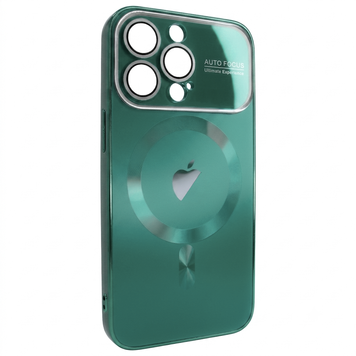 Чохол для iPhone 14 Pro Max матовий NEW PC Slim with MagSafe case із захистом камери Dark Green