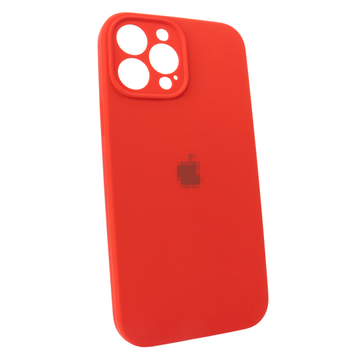 Чехол для iPhone 15 Pro : Silicone Case Full Camera &ndash; Red (№14)
